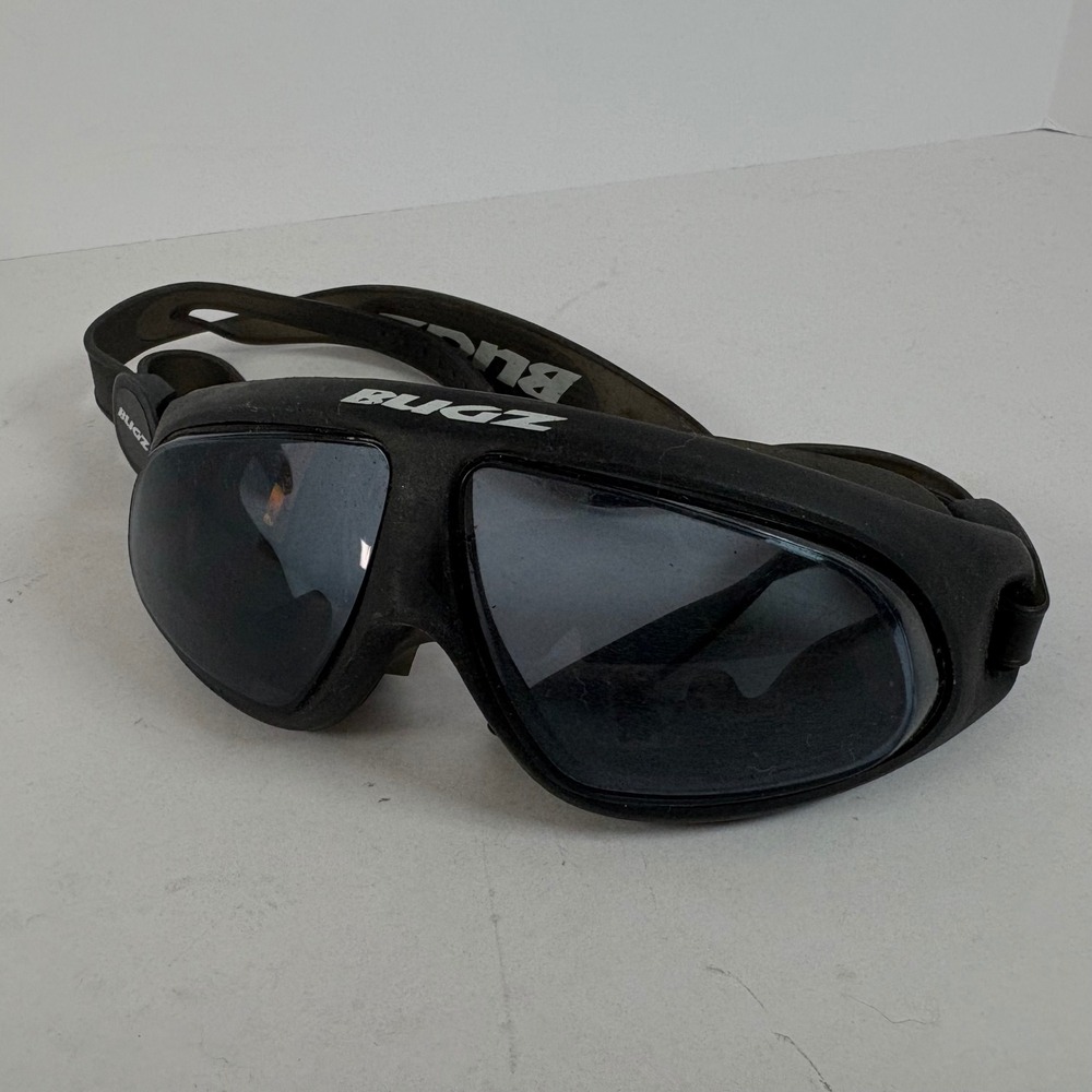 BUGZ Sunglasses Black Sport Goggles UV Protection Cycling Skiing Water Sports